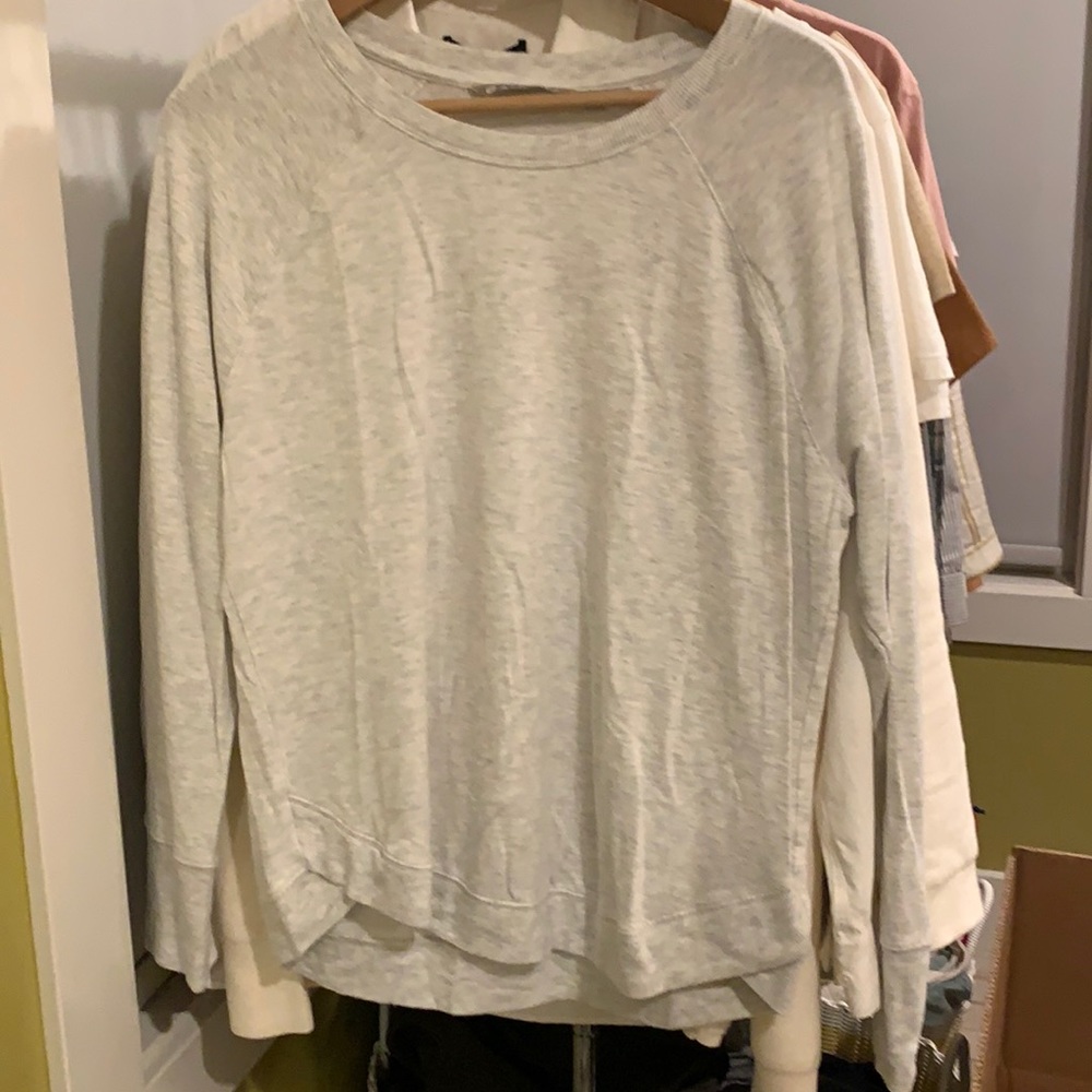 Athleta Sweatshirt - Heather Gray - L